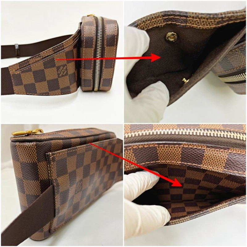 送料無料 中古 ルイヴィトン バッグ LOUIS VUITTON ダミエ ジェロニモス ボディバッグ ショルダーバッグ ウエストバッグ ウエストポーチ  N51994 146399 | LINEショッピング