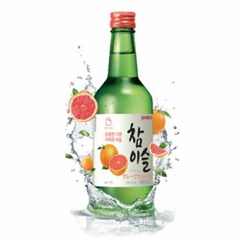 ☆新商品☆チャミスル グレープフルーツ 360ml 「韓国焼酎」(13度) 通販 LINEポイント最大4.0%GET | LINEショッピング