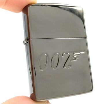 正品附發票 美國ZIPPO打火機 007系列 ARMOR厚殼 (黑冰鏡面拋光-型號49283) ✦球球玉米斗✦