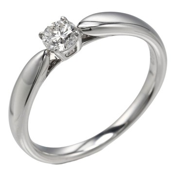 【日本直送】蒂芬妮 TIFFANY&Co. Harmony 7.5號 戒指 0.19ct IF/I/3EX Pt950 鑽石 約3.27g【中古】