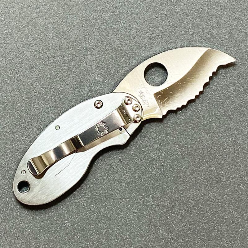 Spyderco クリケット ステンレス 波刃 C29S