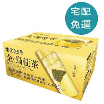 [COSCO代購5] D231293 金品茗茶 金烏龍立體茶包 4公克 X 60包入
