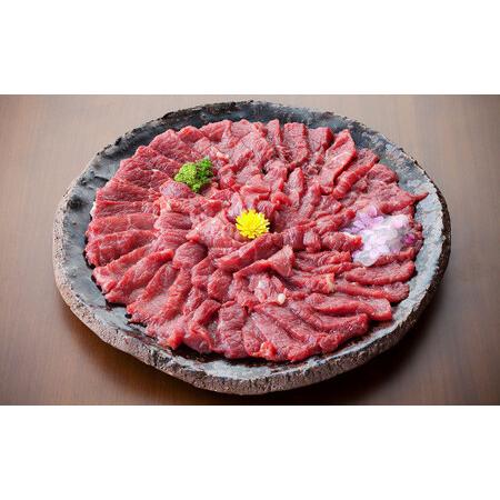 ふるさと納税 熊本 馬刺し 上霜降り(トロ) 馬肉ユッケ 合計 600g セット トロ 馬肉 ユッケ 生姜 たれ 熊本県水俣市