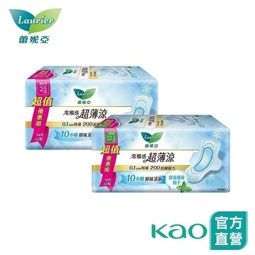 【蕾妮亞】零觸感特薄 超薄涼量多 日用型衛生棉 6入組 (22.5cm-25cm) 新舊包裝隨機出貨│花王旗艦館
