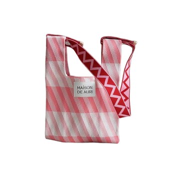 【Maison De Auri】Mini 小提包 厚針織 Ruby Pink 露比粉