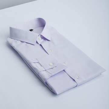 【黑禮帽】紫直紋襯衫-穿上後會被同事誇懂穿 ! 懂搭 ! 的紫條紋襯衫