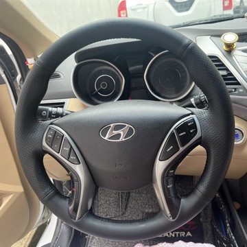 現代朗動方向盤套 名圖領動悅納悅動新途勝IX35酷派專用手縫把套