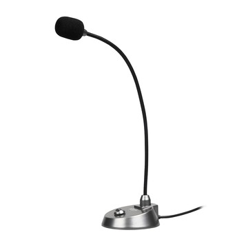 INTOPIC 廣鼎 桌上型麥克風 360°全指向 Jazz-025 可彎折蛇管 適用桌上型電腦通話或網路直播  單色