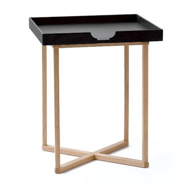 Wireworks 英倫極簡實木家居 達米安邊桌 方黑