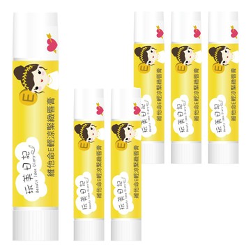 玩美日記 輕涼緊緻唇膏 滋潤雙唇 加倍柔軟  維他命E  5g  6件