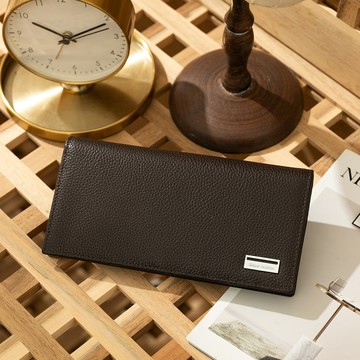 【Kinloch anderson】Onyx 銀標翻蓋式長夾-沉穩棕