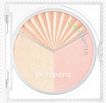 PERIPERA V型三色打亮盤 01香檳金