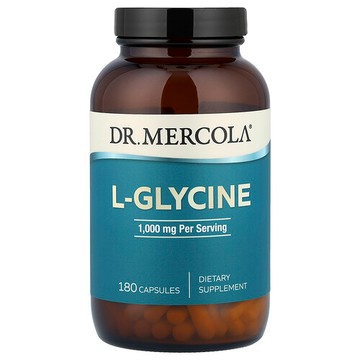 Dr. Mercola, L-甘氨酸，1000 毫克，180 粒膠囊（每粒膠囊 500 毫克）