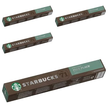 STARBUCKS 星巴克 Pike Place 膠囊咖啡 Nespresso咖啡機適用  5.3g  10顆  4盒