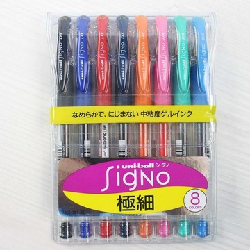 UNI 三菱 UM-151-8C(B) 0.38mm超細中性筆8色組/一組入(定392) 日本製【APP滿額下單4%點數(單一帳號最高1000點)】7/31止