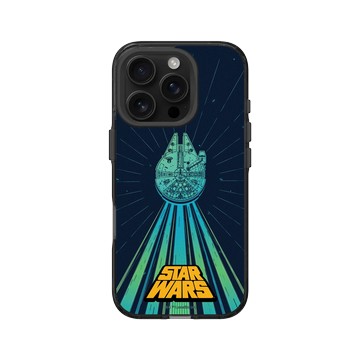 iPhone 16 Pro Clear 酷墨灰 - 迪士尼-星際大戰 Star Wars - 千年鷹號-發光原力
