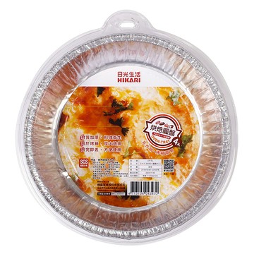 [家速配]【免洗餐具】日光生活烘焙大圓盤4入