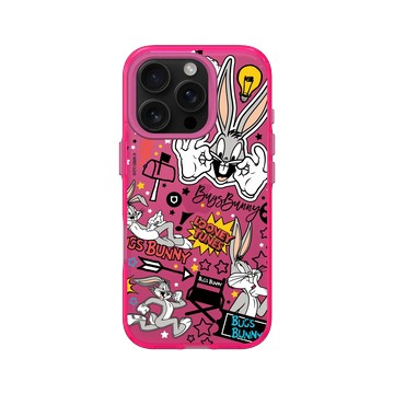 iPhone 16 Pro Clear 粉漾桃 - 樂一通 Looney Tunes - 搗蛋系列-兔巴哥