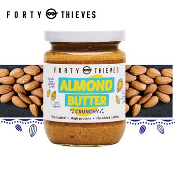 【壽滿趣】紐西蘭Forty Thieves頂級顆粒杏仁醬-235g