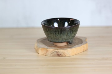 【送禮好物】50ml 天目釉淚 中式小茶杯 鶯歌名家葉敏祥作品