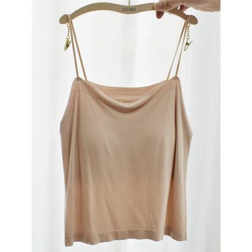 春夏打底一字抹胸打底吊帶女士薄款帶薄胸墊細帶防走光純色背心