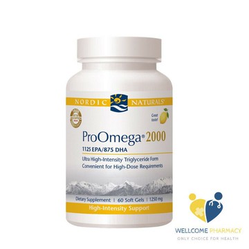 北歐天然 Nordic naturals 魚油2000膠囊(60粒/瓶) 原廠公司貨 唯康藥局