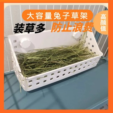 💥臺灣有貨💥免運💥兔子草架龍貓荷蘭豬豚鼠大容量草筐大容量草籃子牧草食盆不漏草 F2GV