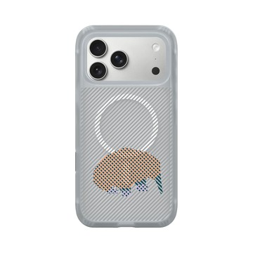 iPhone 17 Pro Max AirX 流變灰 - The Wildlife Collection 動物野境系列 - 長吻針鼴 - 線條版