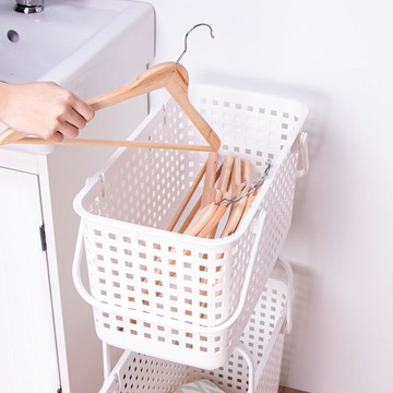 夾縫疊疊洗衣提籃 (M) 無