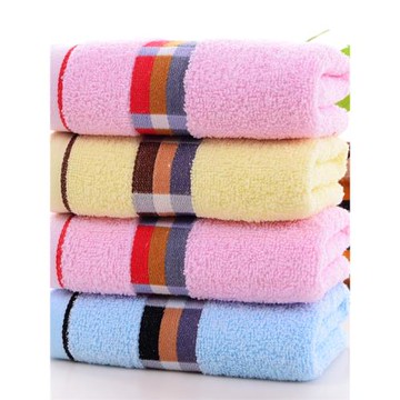 10條家用毛巾棉吸水洗臉面巾成人男女脫孝婚慶回禮帕子繡字logo