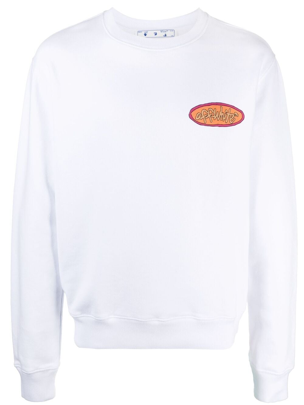 Off-White - logo-print sweatshirt - men - Cotton - XS