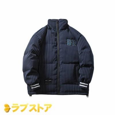 ダウンジャケット 冬服 メンズ ジャケット ファッション かっこいい ストライプ ショート 厚手 防風 防寒 量 ゆったり 釣り 通販 Lineポイント最大get Lineショッピング