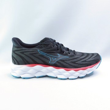 Mizuno J1GC240255 WAVE SKY 8 男慢跑鞋 黑x藍紅【iSport愛運動】