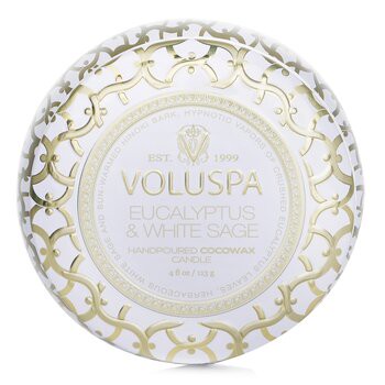 Voluspa Voluspa 小巧罐芳香蠟燭 - Eucalyptus & White Sage 113g/4oz-蠟燭
