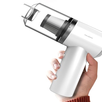 KawaDenki 車家用無線手持吸塵器 45W大功率 4500pa大吸力 2000mAh電池  白色