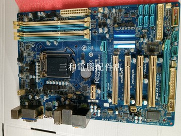 技嘉 GA-H55-UD3H 主板 1156 針 整合顯卡 大板 4 個 PCI 插槽【三和電腦配件店】