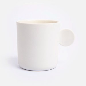 伊登雙釉強化瓷馬克杯250mL 白