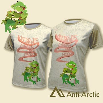 【Anti-Arctic】|短袖T恤-莫氏樹蛙卡其-大人