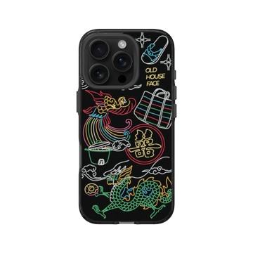 iPhone 16 Pro Clear 酷墨灰 - 老屋顏 Old House Face - 台灣霓虹