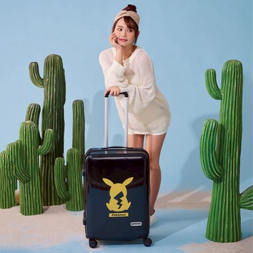 【OUTDOOR】寶可夢Pokemon-潮黑皮卡丘24吋行李箱-黑色 ODGO23F24BK