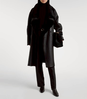 Toteme Shearling-lined leather coat