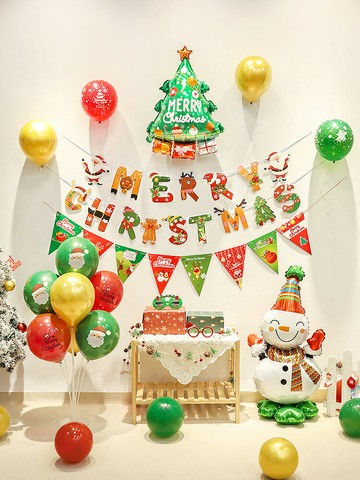 裝飾氣球店鋪櫥窗氛圍派對室內主題背景墻拍照道具場景布置