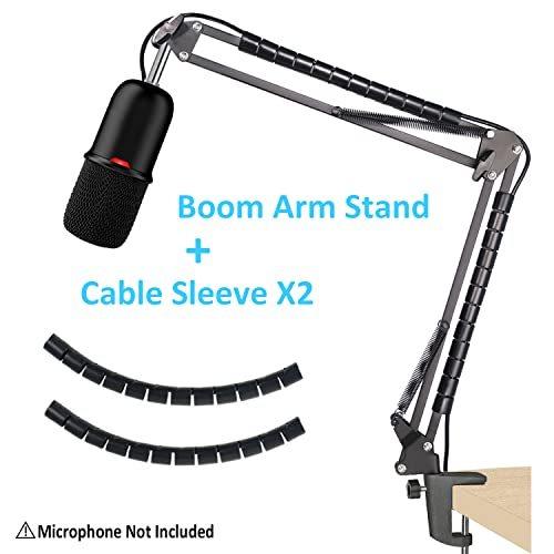 HyperX SoloCast Mic Boom Arm Stand Professional 調整可能 Scissor マイクロフォン B