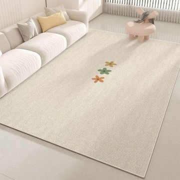 客廳奶油地墊 防水可擦輕奢免洗 高級可愛居家沙發地毯家用