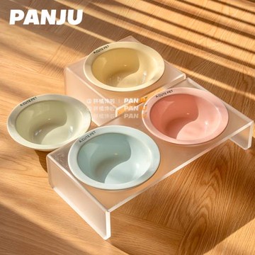 BD正品飛碟亞克力碗架寵物陶瓷貓碗護頸貓咪糧碗小型犬狗碗防打翻