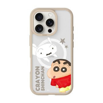 【TOYSELECT】蠟筆小新快樂追逐極光霧透MagSafe iPhone手機殼