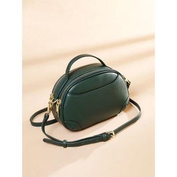 真皮包包女2024新款潮女包洋氣斜挎包時尚百搭單肩包女包小包