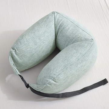 U型護頸枕 日式便攜純棉U型枕女男飛機旅行護頸枕坐車護脖枕腰枕午睡u形枕頭