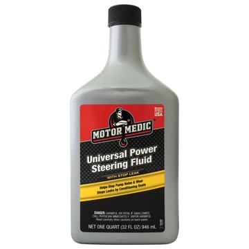 【車百購】 MotorMedic 通用型動力方向盤油+止漏劑 946ml 方向機油 消除噪音 活化油封 改善漏油