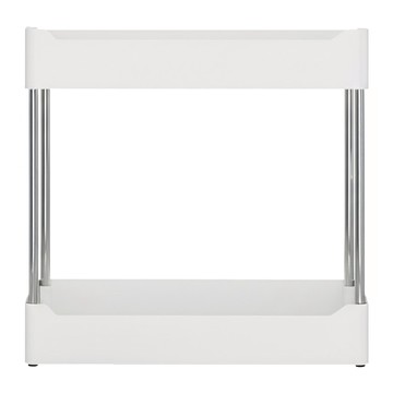 Diocell 簡潔收納雙層置物架  1個  白色